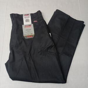 Dickies Loose Fit Double Knee Work Pants Men's 38x30 Black Straight Leg